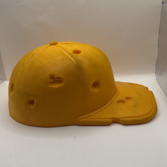 Vtg Cheesehead Baseball Football Hat Cap Yellow Cheese Collectible NFL Packers - Picture 1 of 13